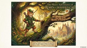 Robin The Hooded Cat