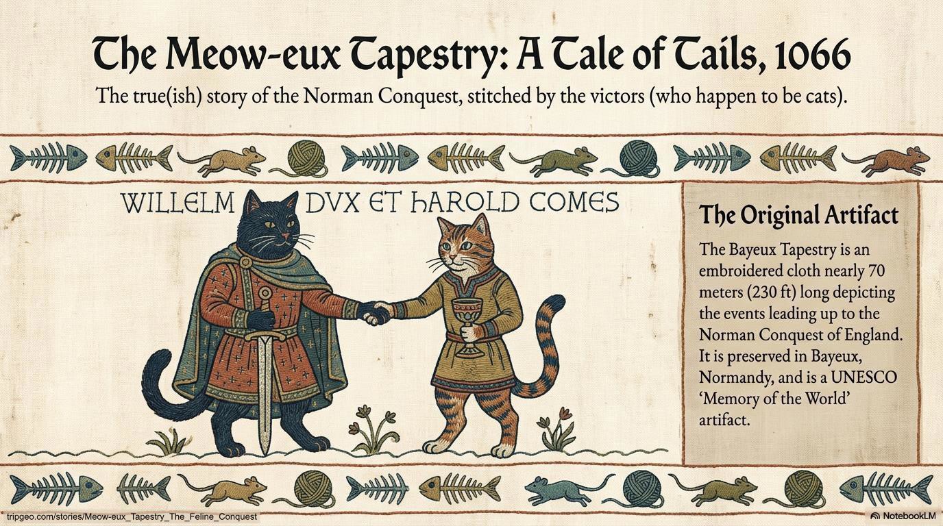 The Meow-eux Tapestry : The Feline Conquest