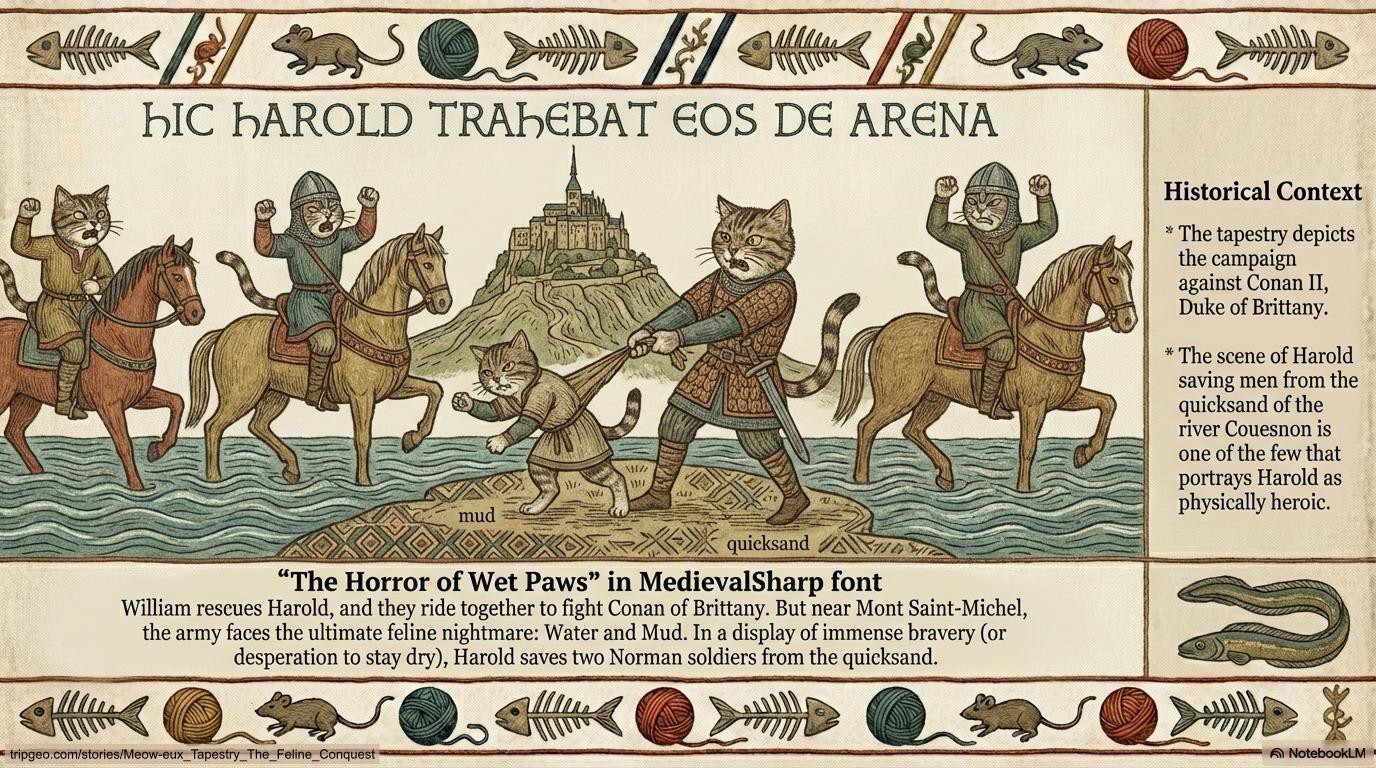 The Meow-eux Tapestry : The Feline Conquest