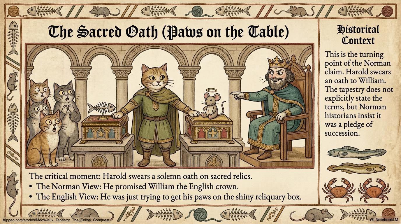 The Meow-eux Tapestry : The Feline Conquest