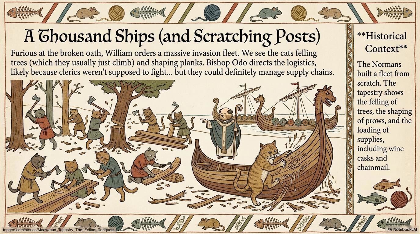 The Meow-eux Tapestry : The Feline Conquest