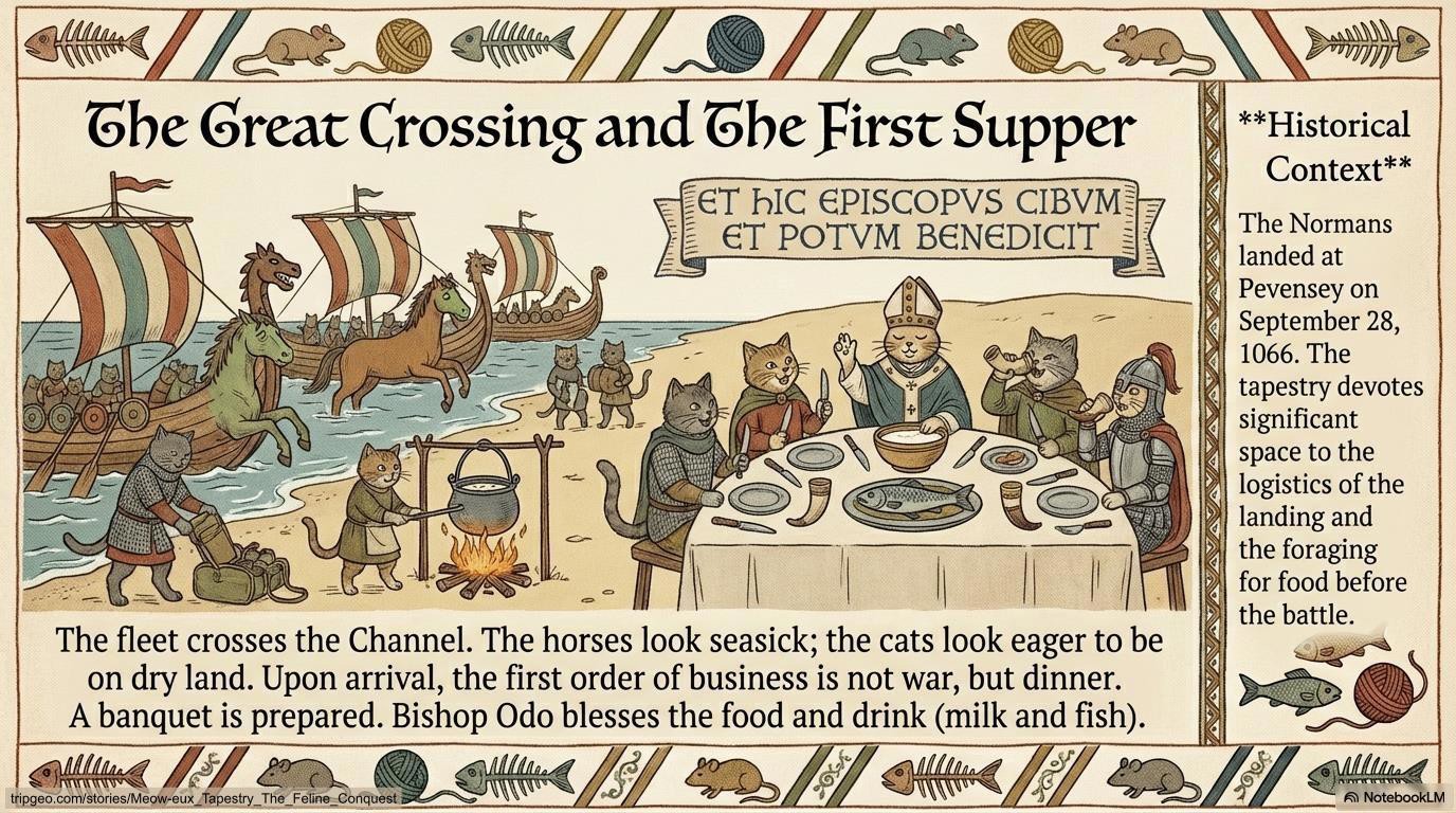 The Meow-eux Tapestry : The Feline Conquest