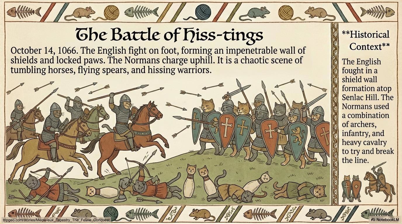 The Meow-eux Tapestry : The Feline Conquest