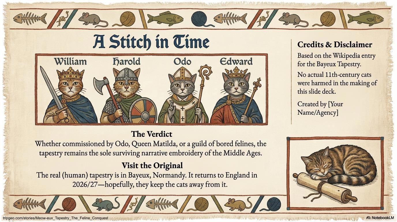 The Meow-eux Tapestry : The Feline Conquest